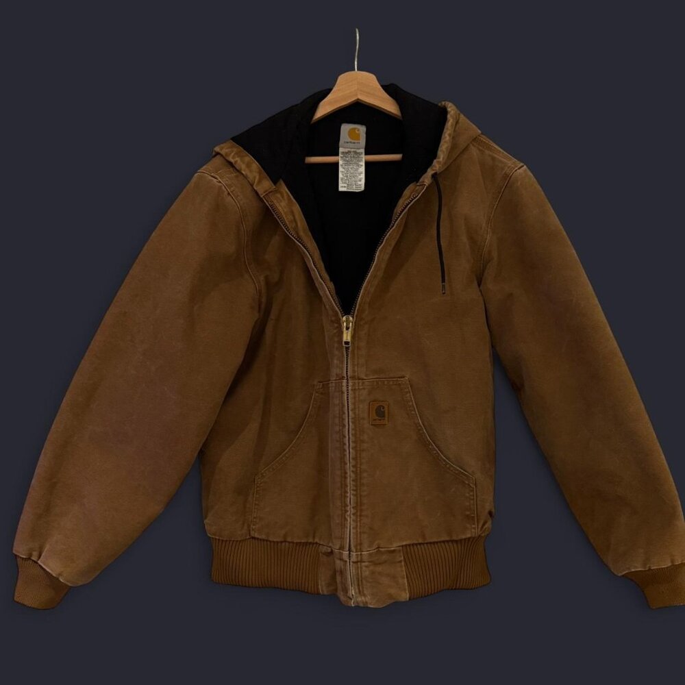 Vintage Carhartt Detroit Brown Hoodie Jacket Men’s M Workwear